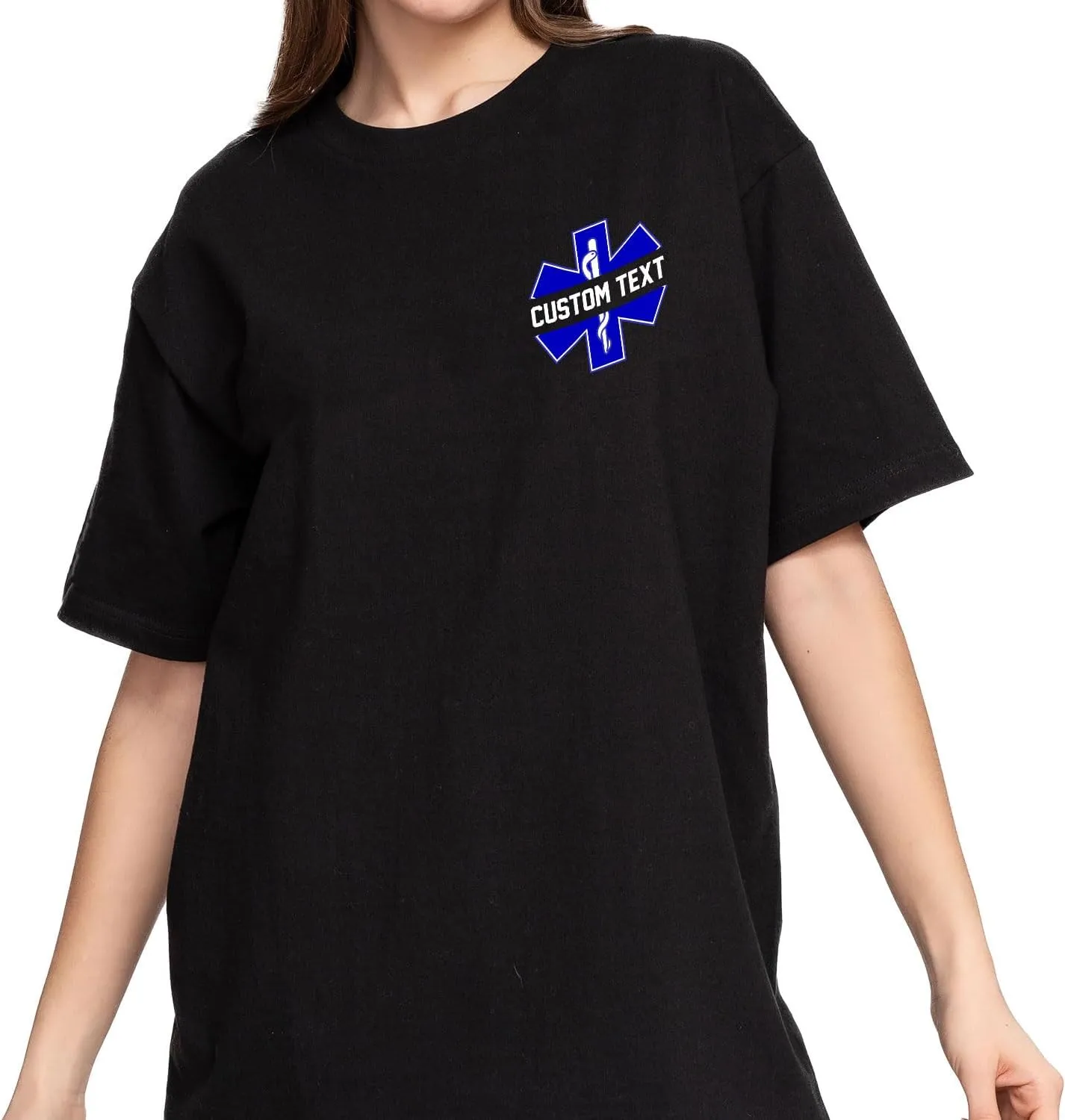 Custom EMT EMS Embroidered Sweatshirt Hoodie Personalized Paramedic Uniform Emergency Medical Technician Shirts Men Women