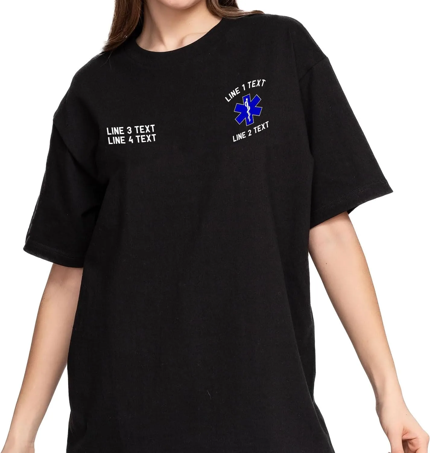 Custom EMT EMS Embroidered Sweatshirt Hoodie Personalized Paramedic Uniform Emergency Medical Technician Shirts Men Women