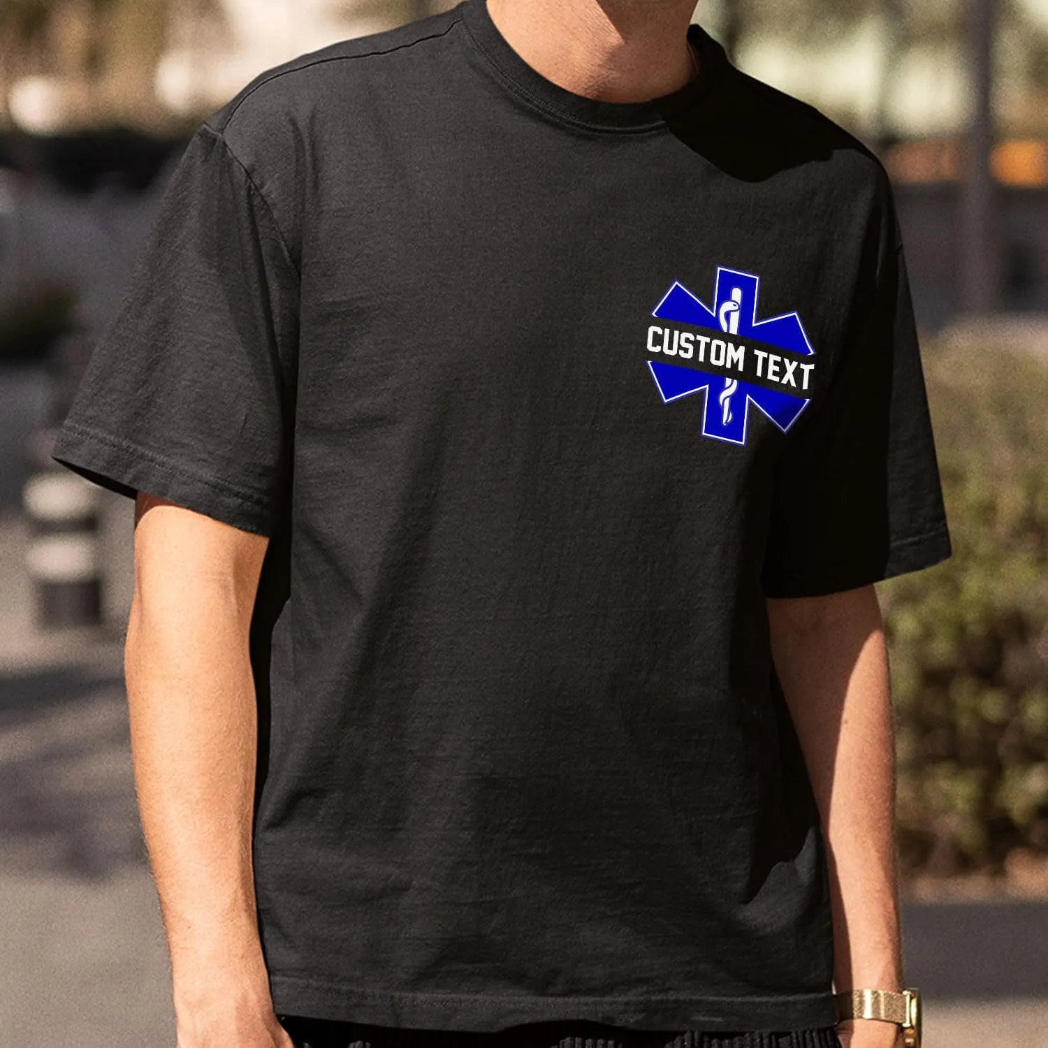 Custom EMT EMS Embroidered Sweatshirt Hoodie Personalized Paramedic Uniform Emergency Medical Technician Shirts Men Women