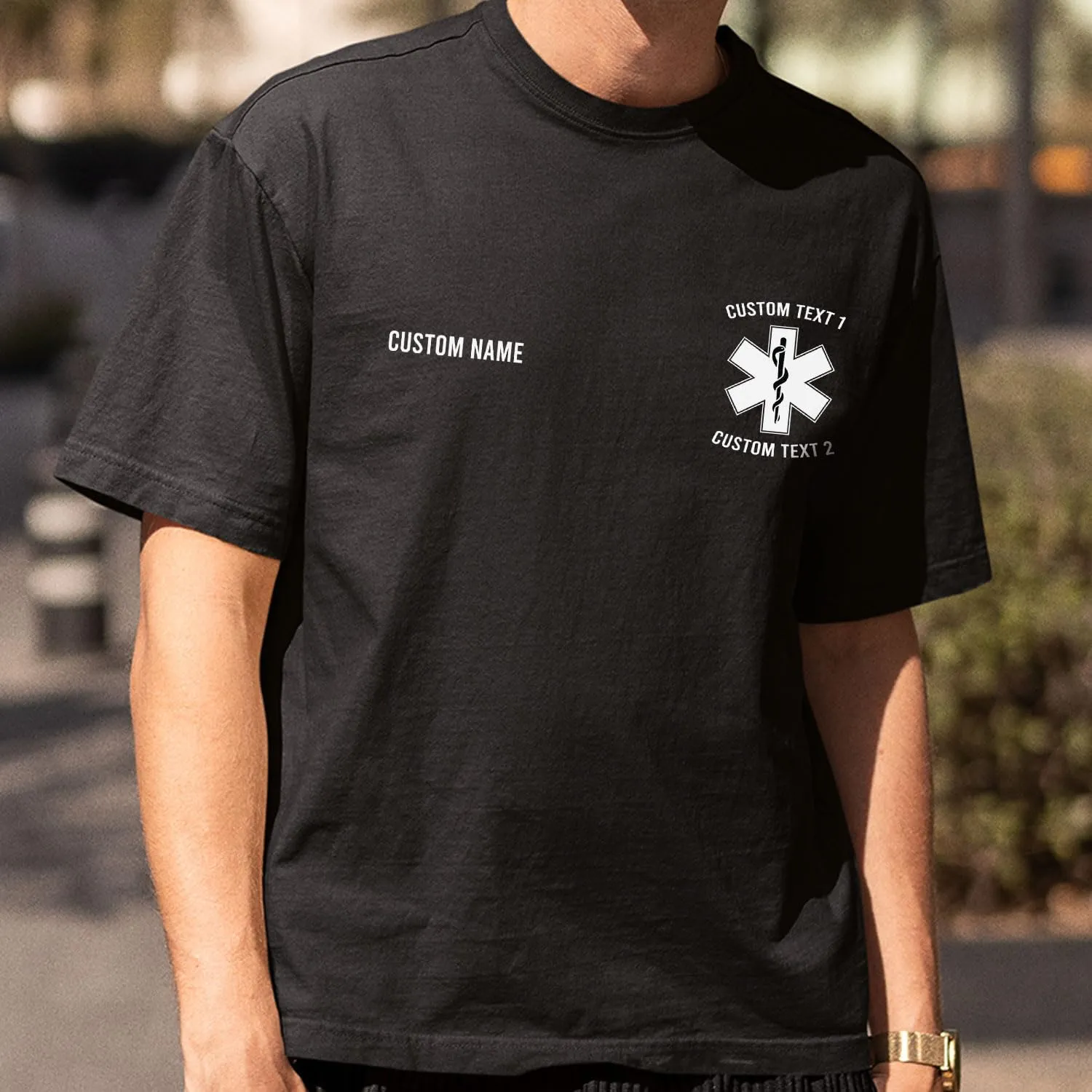 Custom EMT EMS Embroidered Sweatshirt Hoodie Personalized Paramedic Uniform Emergency Medical Technician Shirts Men Women