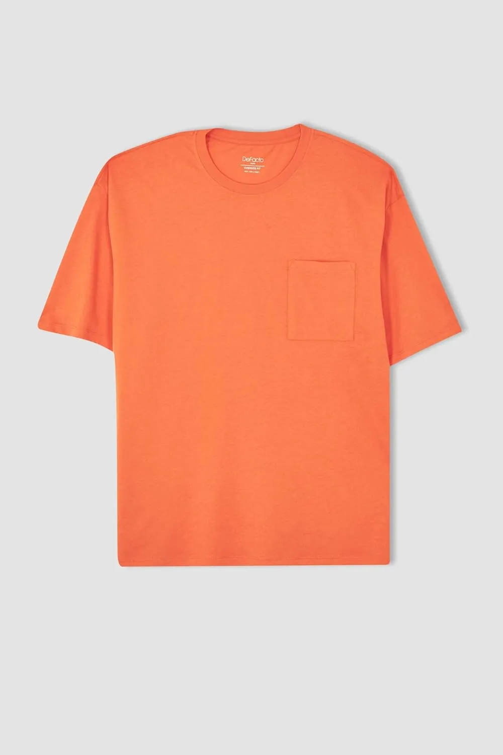 DeFacto Young Men Short Sleeve Crew Neck Oversized Tshirts 100% Cotton – Young Men Oversized Crew Neck T-Shirts
