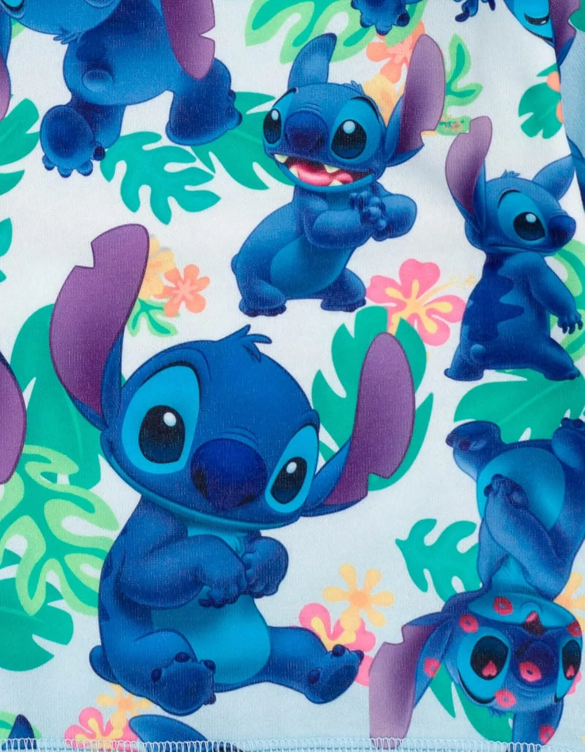 Disney Lilo & Stitch Girls French Terry Crossover Hoodie Toddler to Big Kid