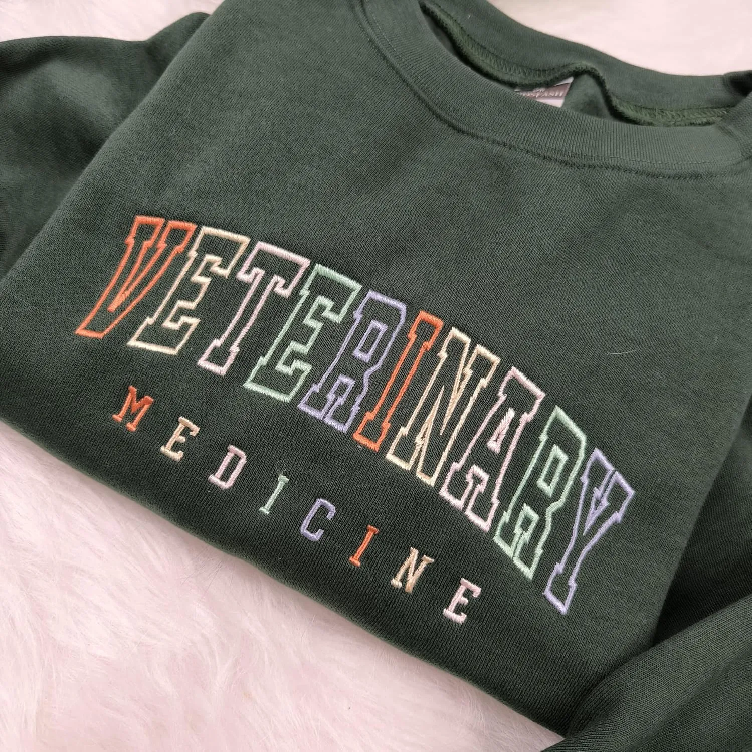 Embroidered Vet Med Sweatshirt, Vet Tech Shirt, Veterinarian Hoodie, Animal Doctor Shirt, Pet Doctor