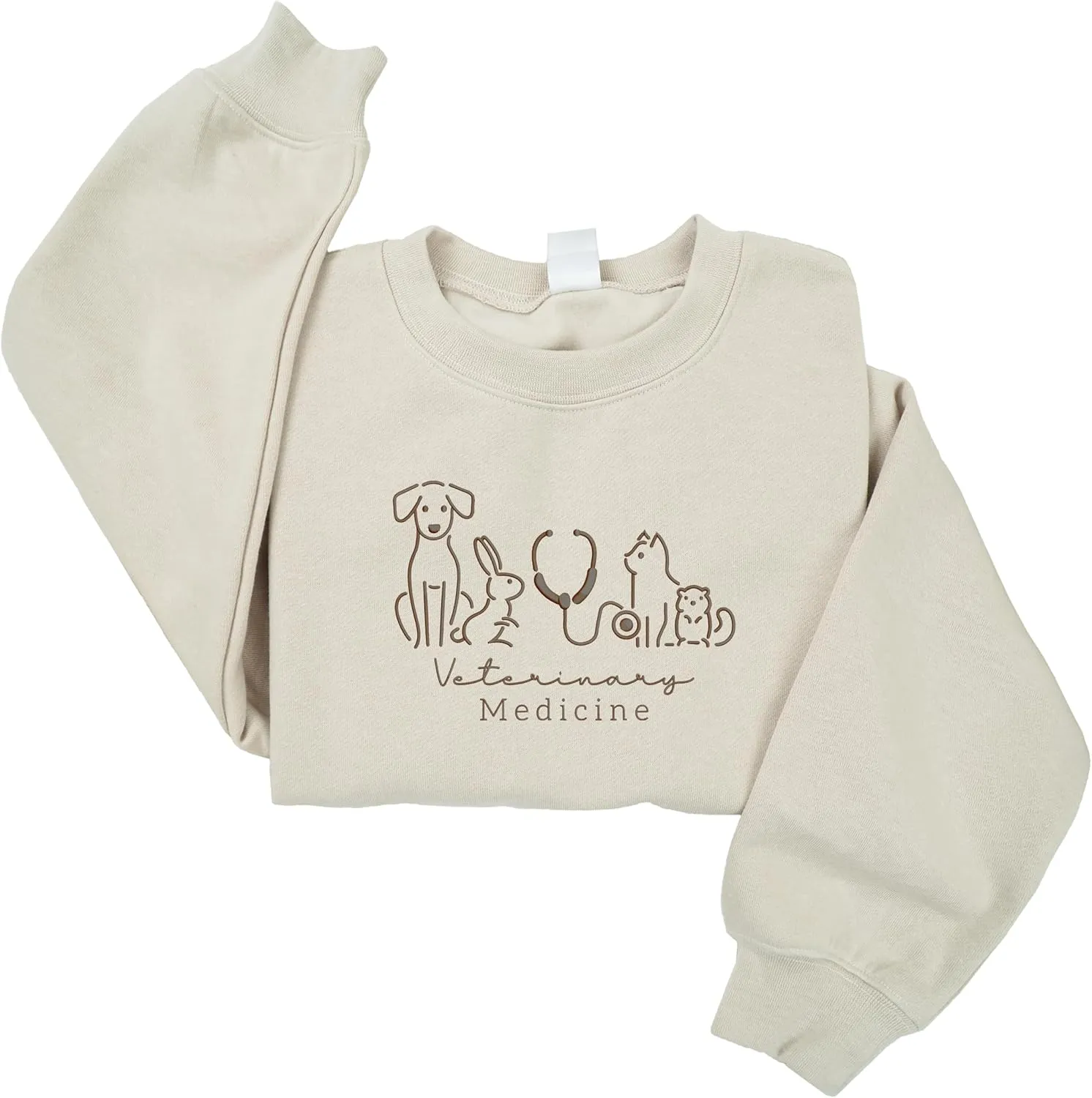 Embroidered Vet Med Sweatshirt, Vet Tech Shirt, Veterinarian Hoodie, Animal Doctor Shirt, Pet Doctor