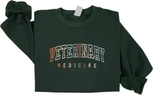 Embroidered Vet Med Sweatshirt, Vet Tech Shirt, Veterinarian Hoodie, Animal Doctor Shirt, Pet Doctor