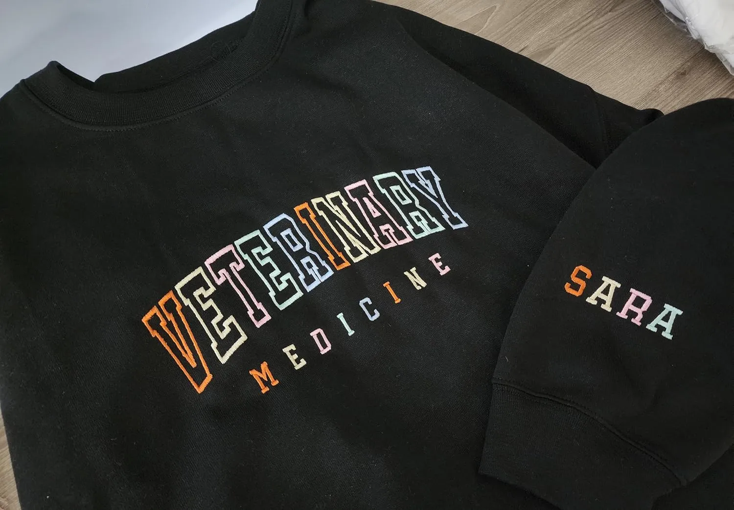Embroidered Vet Med Sweatshirt, Vet Tech Shirt, Veterinarian Hoodie, Animal Doctor Shirt, Pet Doctor