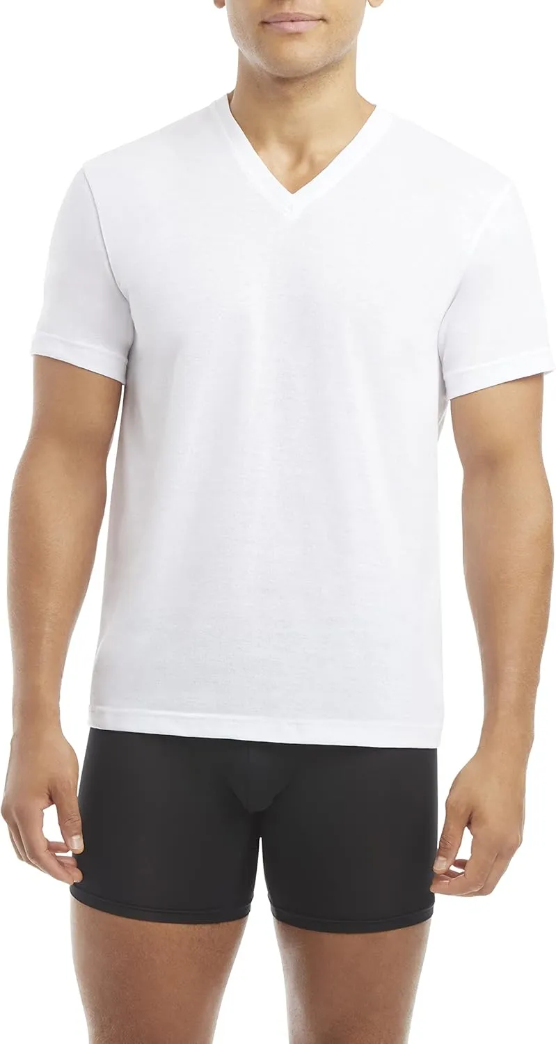 Evolve Men's Performance Cotton 3 Pack V-Neck T-Shirt