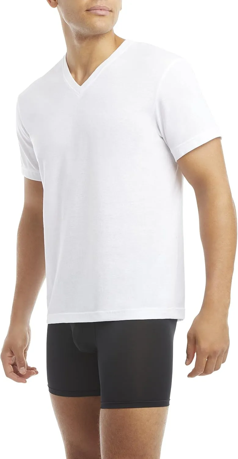 Evolve Men's Performance Cotton 3 Pack V-Neck T-Shirt