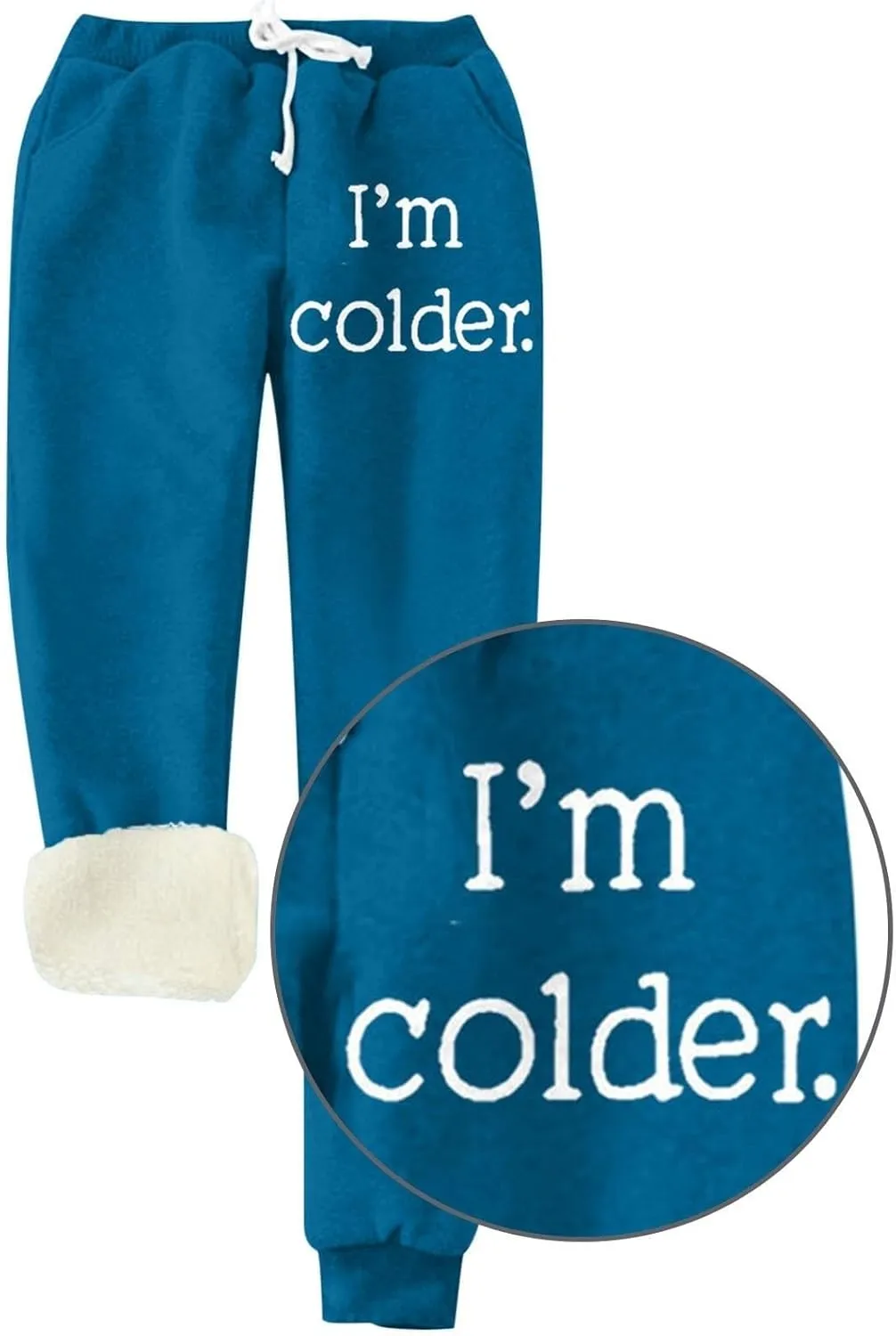 Fleece Lined Pants Women Plus Size Thermal Joggers for Sherpa Womens Sweats Warm Sweat Winter Sweatpants