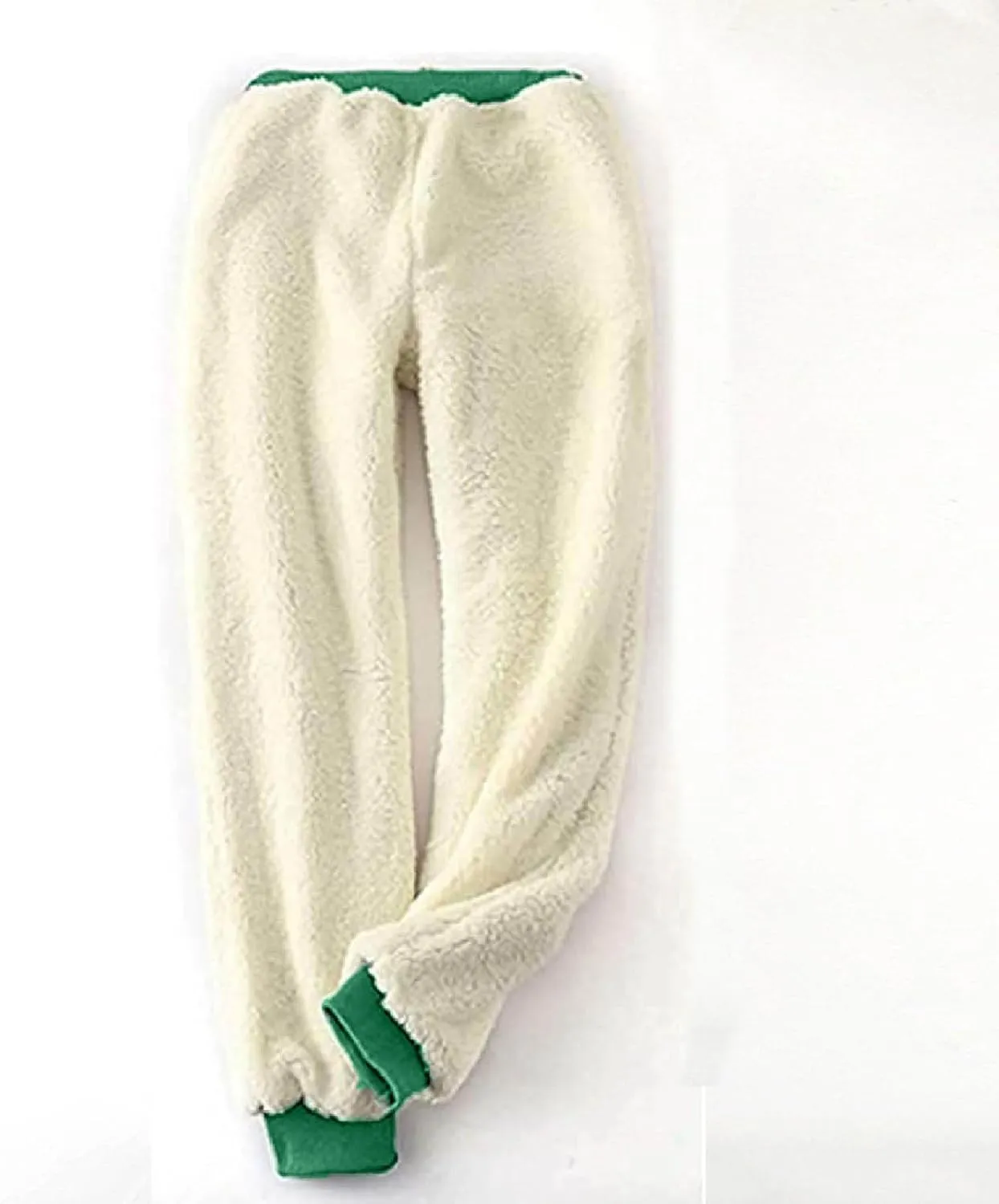 Fleece Lined Pants Women Plus Size Winter Sweat Pants Warm Thick Joggers Elastic Waist Sweatpants with Drawstring