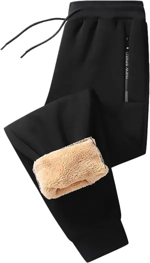 Fleece Lined Sweatpants Women Fleece Joggers for Women with Pockets Bevawear Glide Pants for Women Winter Pants