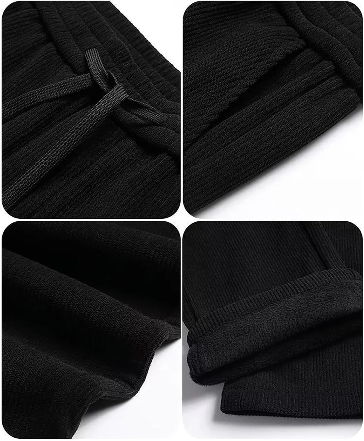 Fleece Lined Sweatpants Women Fleece Joggers for Women with Pockets Bevawear Glide Pants for Women Winter Pants