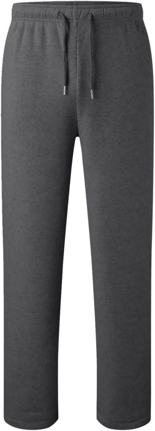 Fleece Lined Sweatpants Women Wide Leg Sweatpants Baggy Straight Leg Lounge Pants Fall Outfits Athletic Joggers Pants