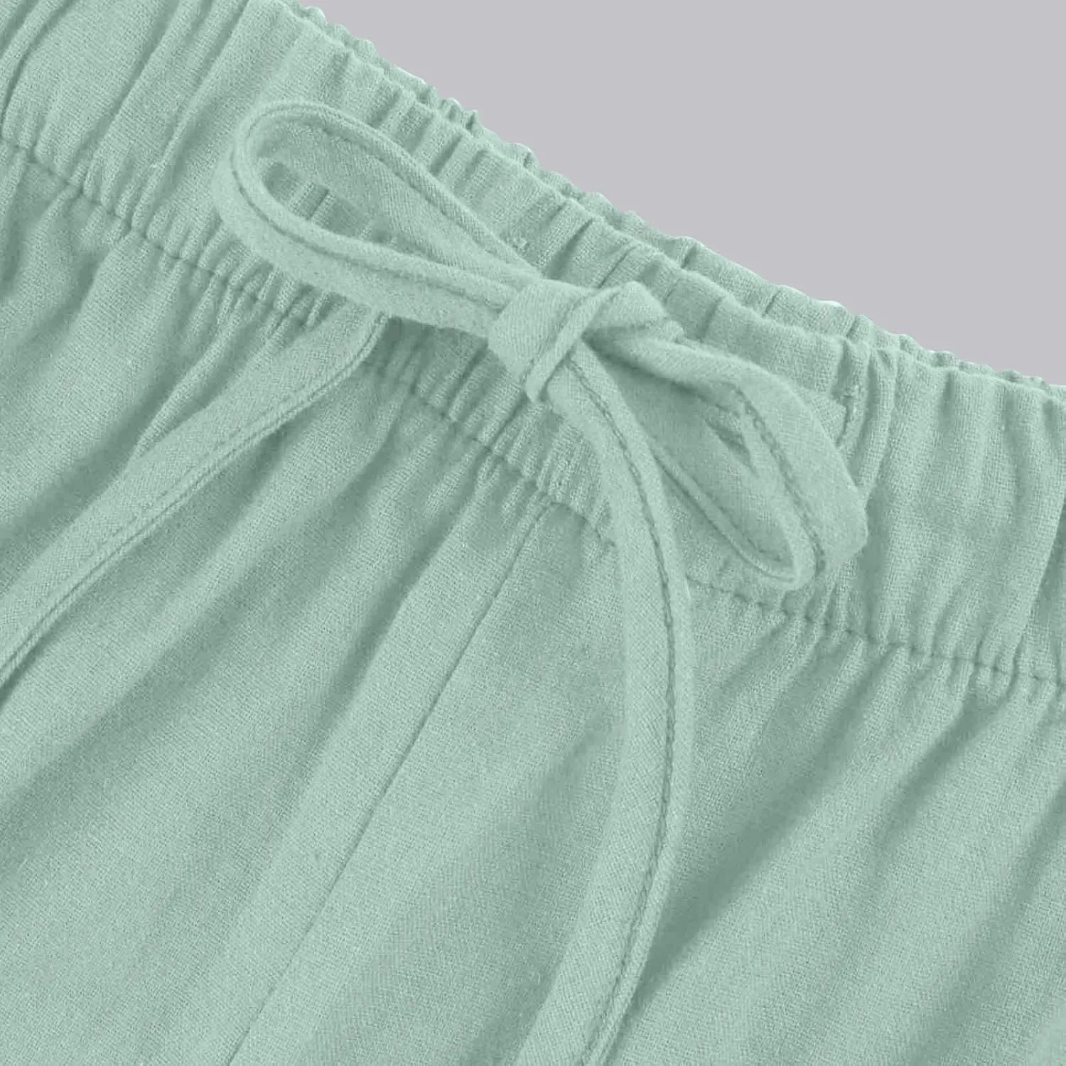 Flowy Pants for Women Tiered Palazzo Pants Flowy Elastic High Waisted Wide Leg Beach Pants