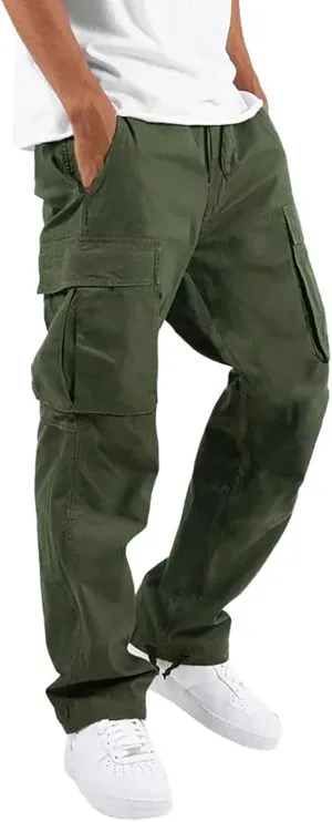 GIERIDUC Straight Leg Cargo Pants for Mens Navy Blue Dress Pants Slim Fit Light Gray Dress Pants Mens Mens High Waisted Pants