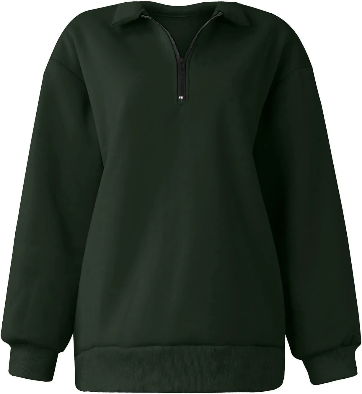 GOFULY 1/4 Zip Sweatshirt Women Lightweight Fall Solid Oversized Sweatshirts Y2K Long Sleeve Pullover Winter Cute Pullover