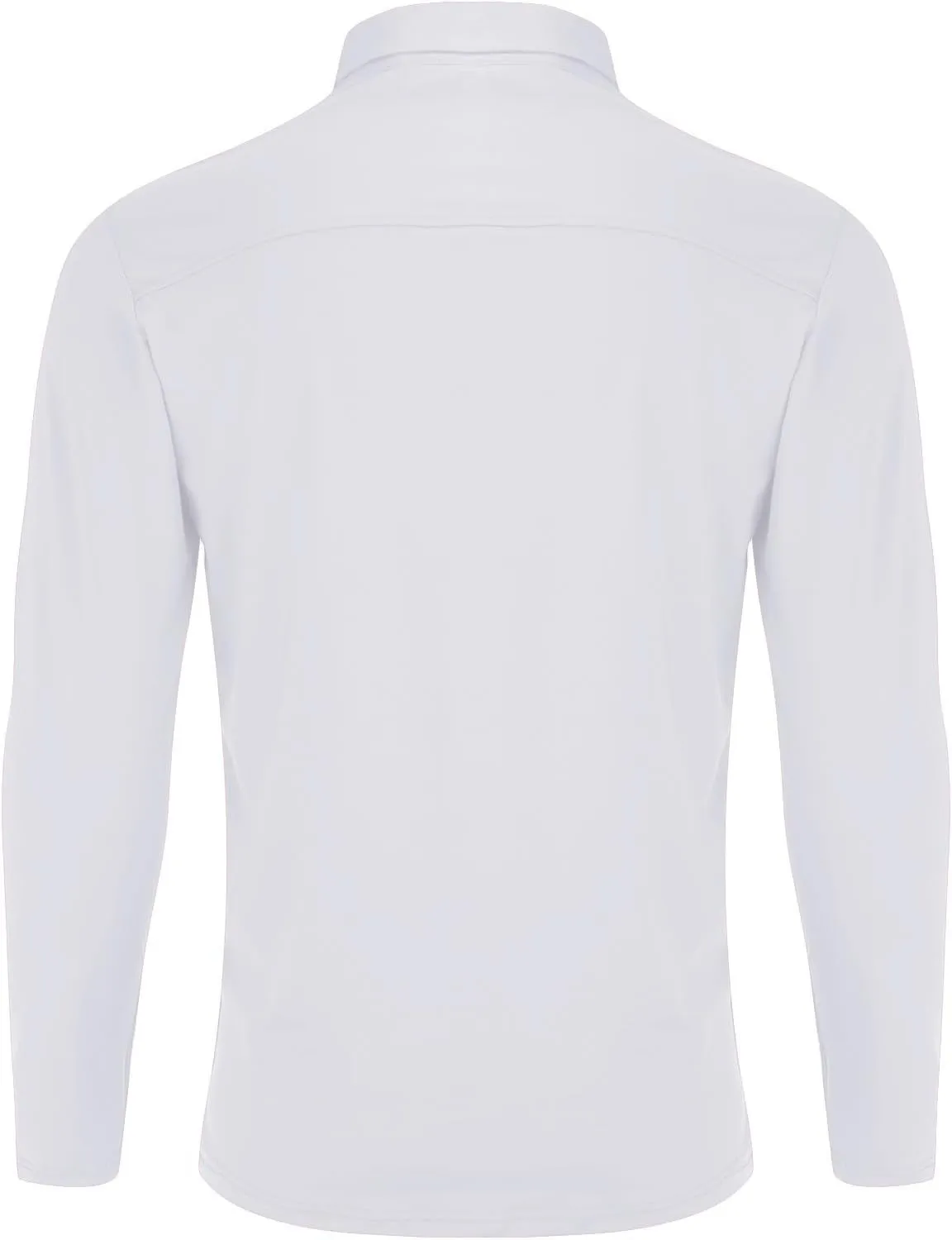 Golf Shirts for Mens Moisture Wicking Quick-Dry Long Sleeve Polo Shirt Performance Athletic Summer Collared T-Shirts