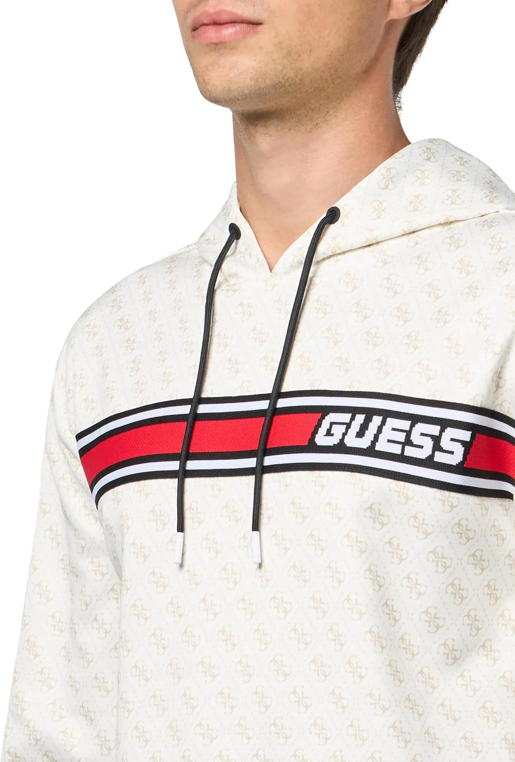 GUESS Men's Eco New Korbin Hoodie Sweatshirt
