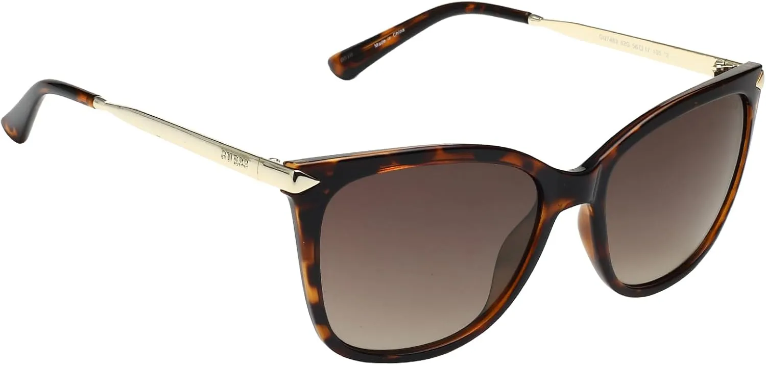 GUESS Women's Gu7483 Cat Eye Sunglasses