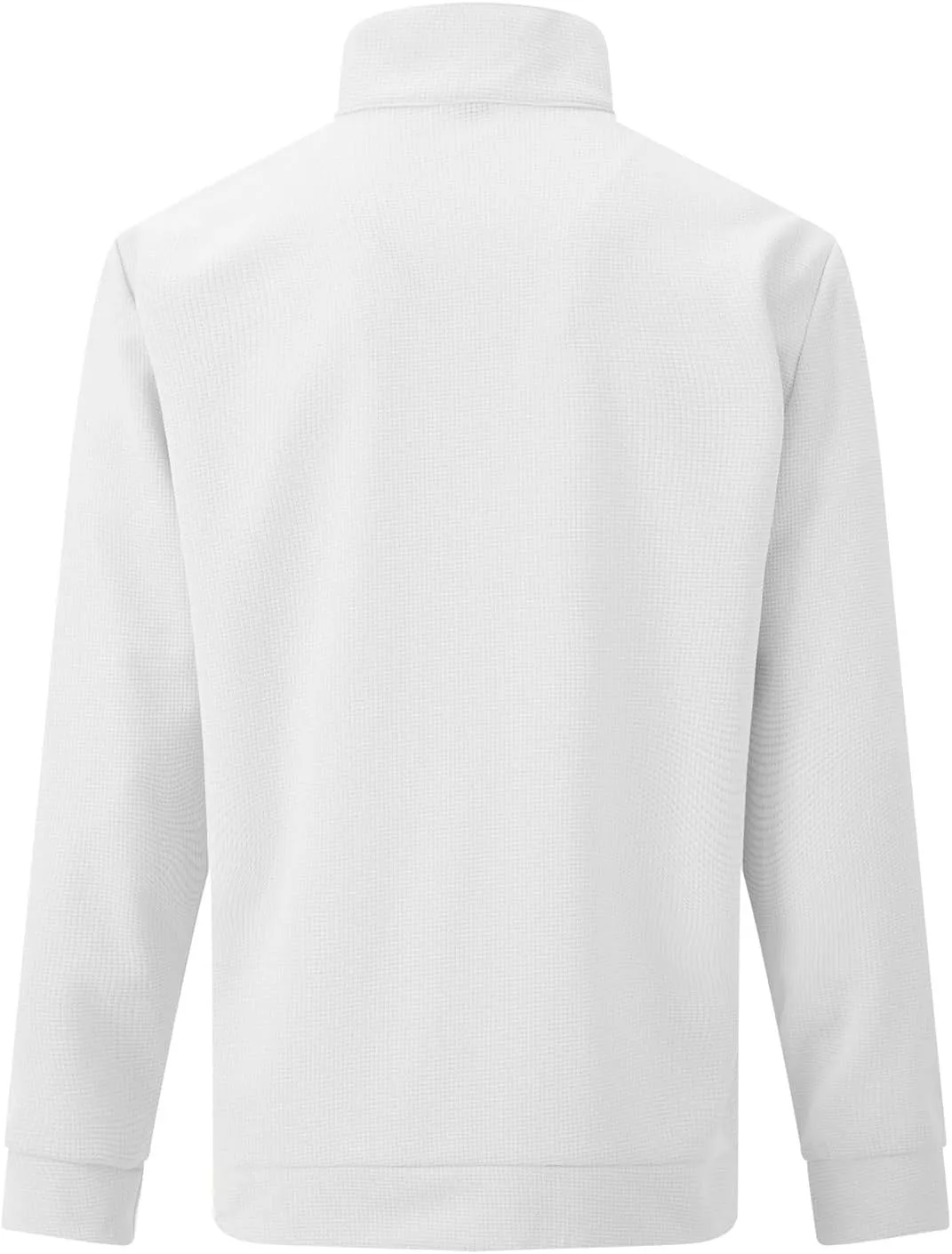 Half Zip Pullover Men Lightweight Waffle Long Sleeve Shirts Casual Comfy Mock Neck Sweatshirt with Pocket Polos