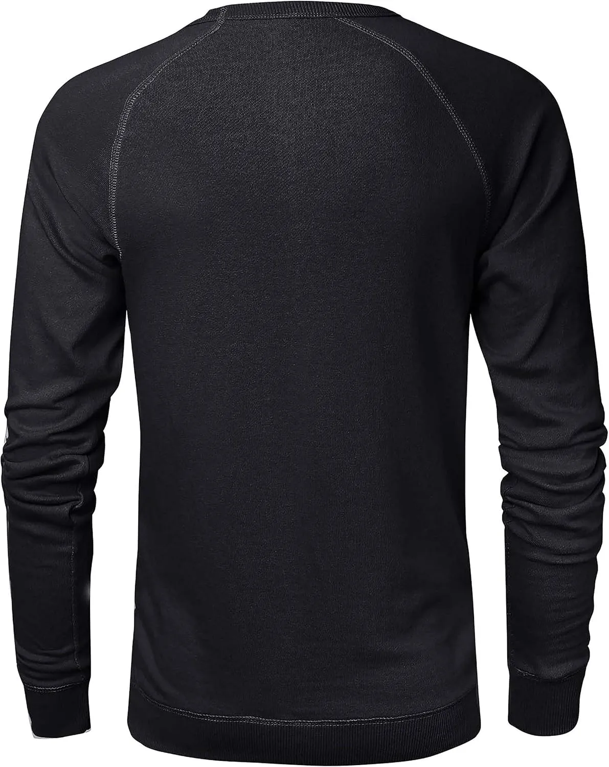 Hat and Beyond Mens French Terry Crewneck Sweatshirt Lightweight Fleece Pullover Sweater