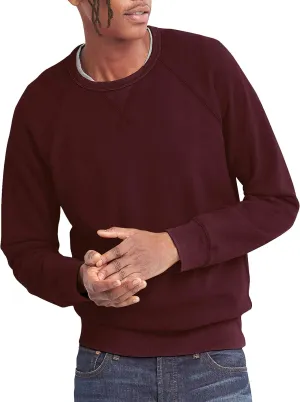 Hat and Beyond Mens French Terry Crewneck Sweatshirt Lightweight Fleece Pullover Sweater