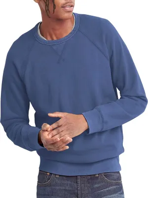 Hat and Beyond Mens French Terry Crewneck Sweatshirt Lightweight Fleece Pullover Sweater