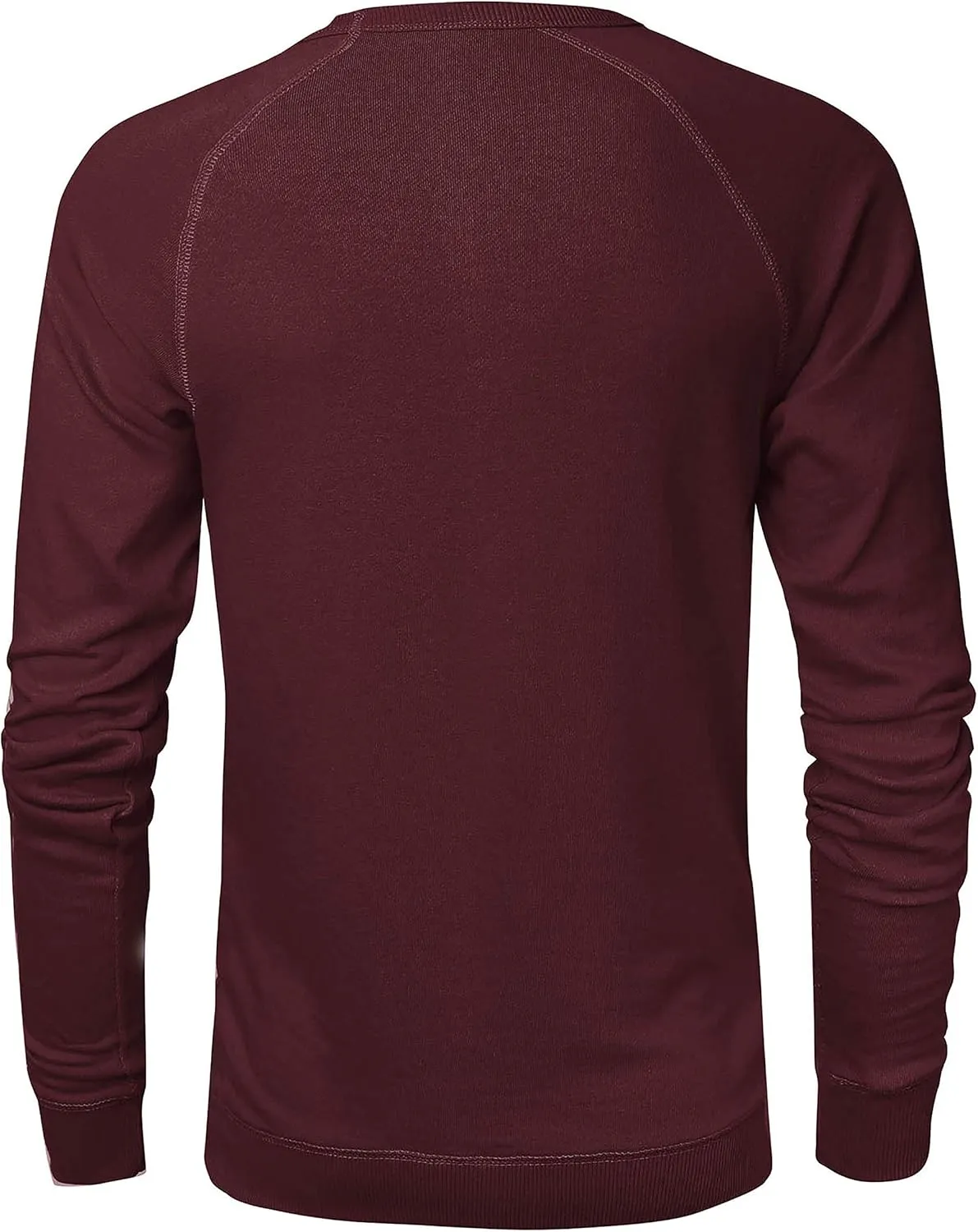 Hat and Beyond Mens French Terry Crewneck Sweatshirt Lightweight Fleece Pullover Sweater