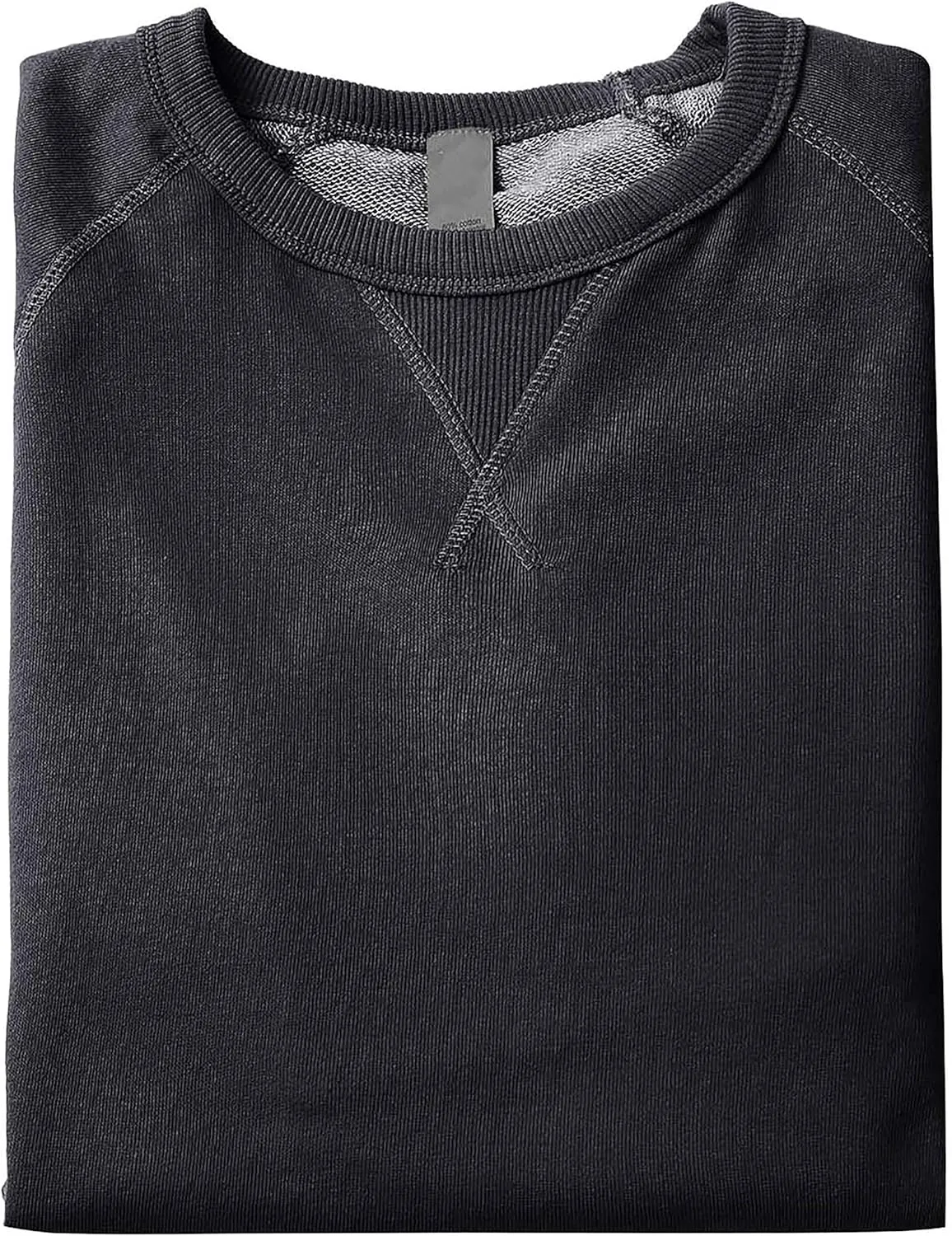 Hat and Beyond Mens French Terry Crewneck Sweatshirt Lightweight Fleece Pullover Sweater