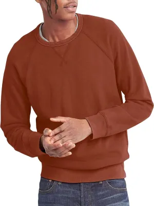Hat and Beyond Mens French Terry Crewneck Sweatshirt Lightweight Fleece Pullover Sweater