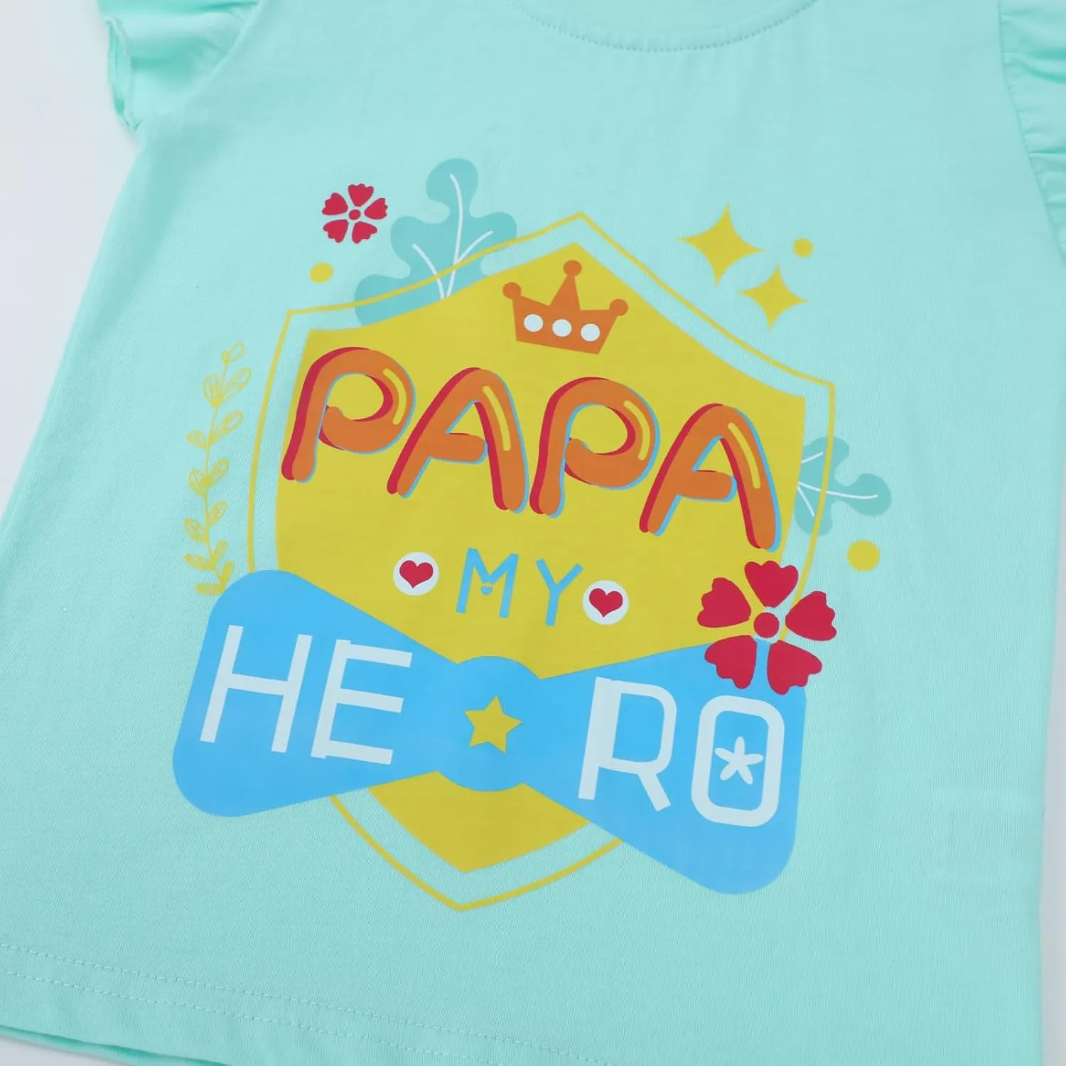 HILEELANG Girl Short Sleeve Tees Easter Graphic Cotton Summer T-Shirts 3Packs