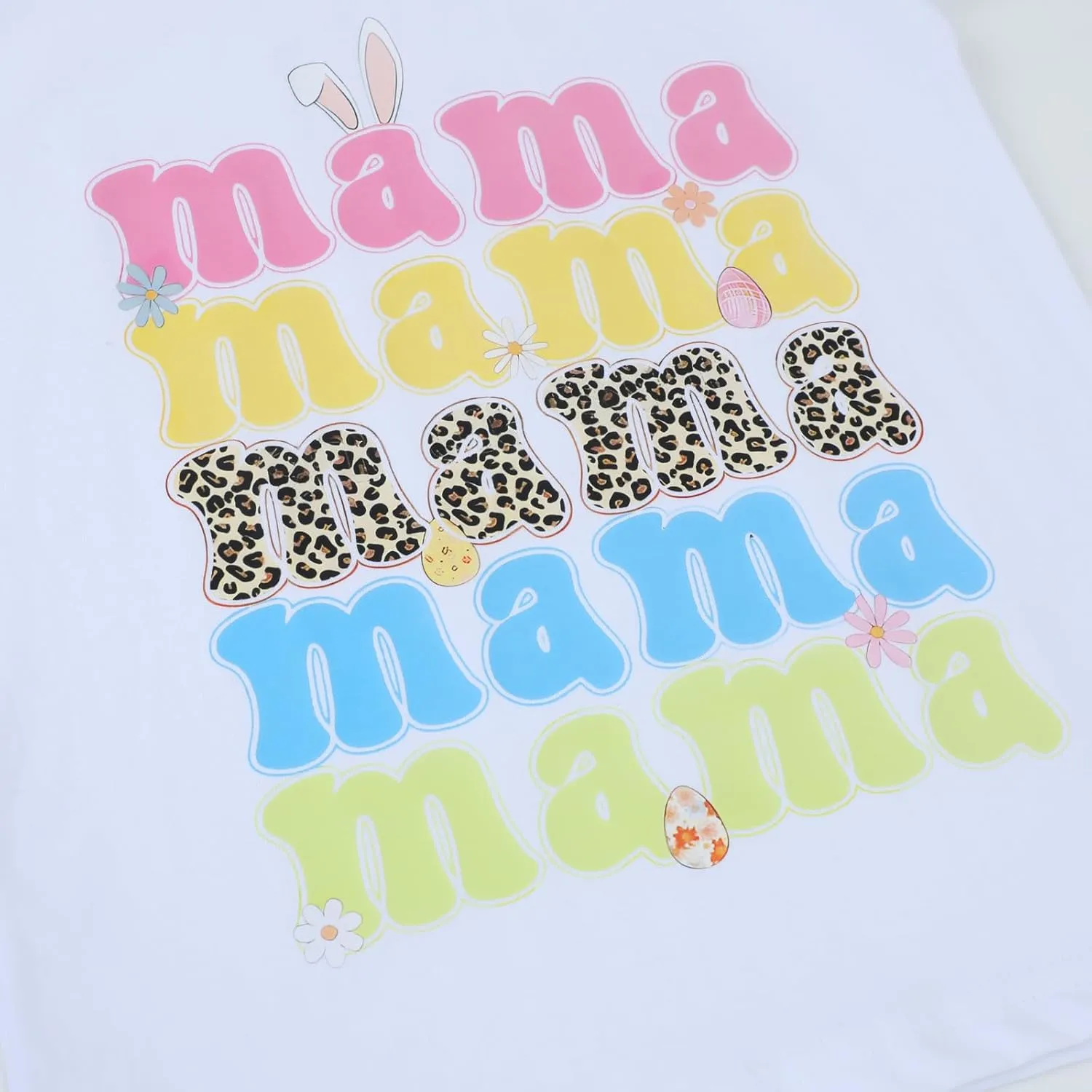 HILEELANG Girl Short Sleeve Tees Easter Graphic Cotton Summer T-Shirts 3Packs