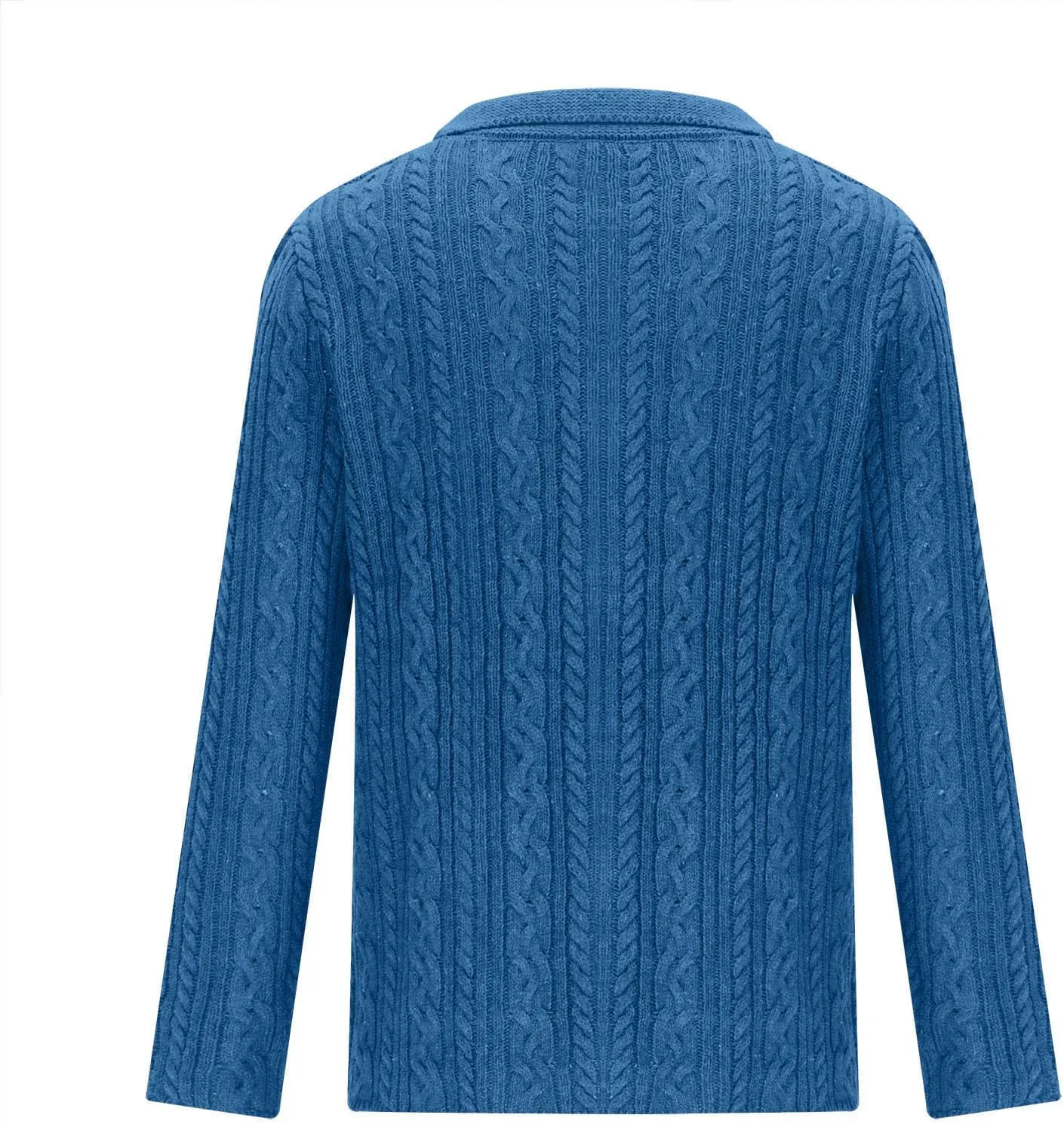 Knit Cardigan Men Shawl Collar Cardigan Sweater Casual Button Down Sweaters Winter Knit Sweater with Pockets