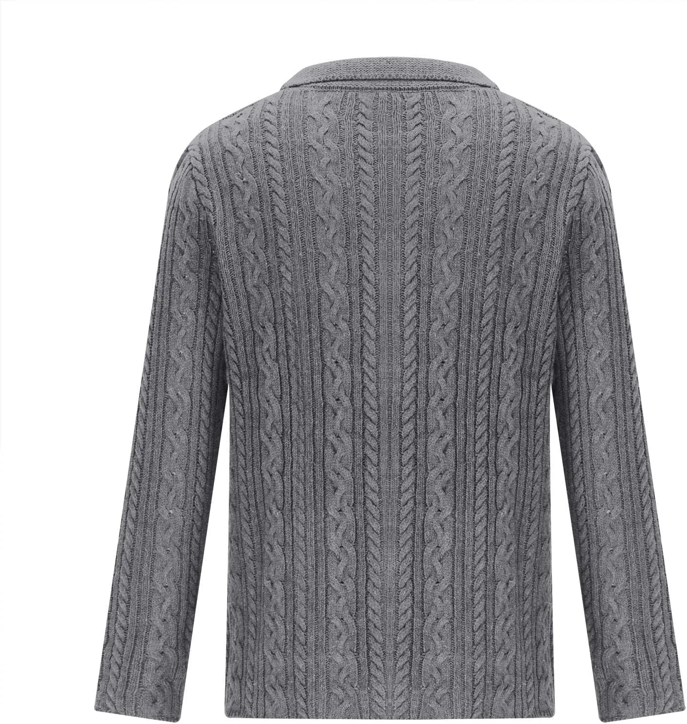 Knit Cardigan Men Shawl Collar Cardigan Sweater Casual Button Down Sweaters Winter Knit Sweater with Pockets