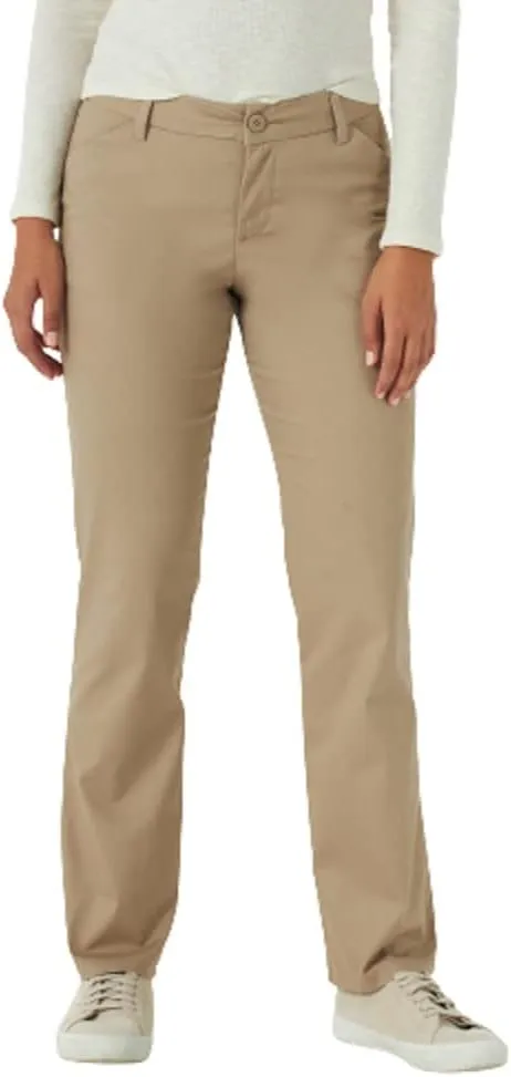 Lee Women's Petite Wrinkle Free Relaxed Fit Straight Leg Pant