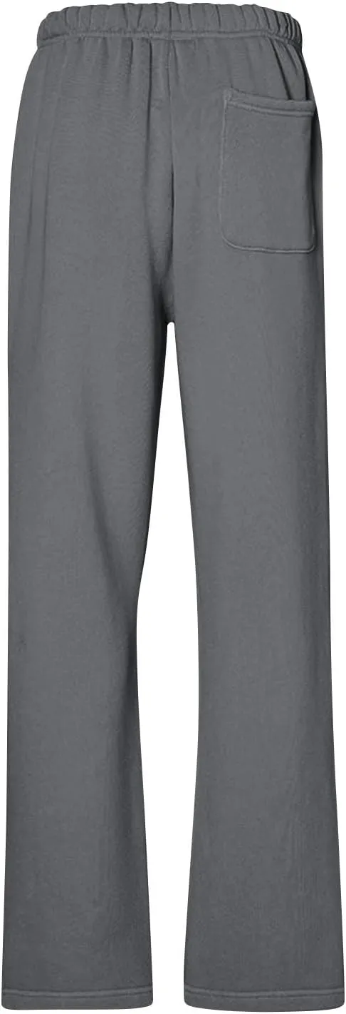 Low Rise Sweatpants for Women Baggy Drawstring Straight Leg Track Pants Fleece Lined Workout Pants with Pockets