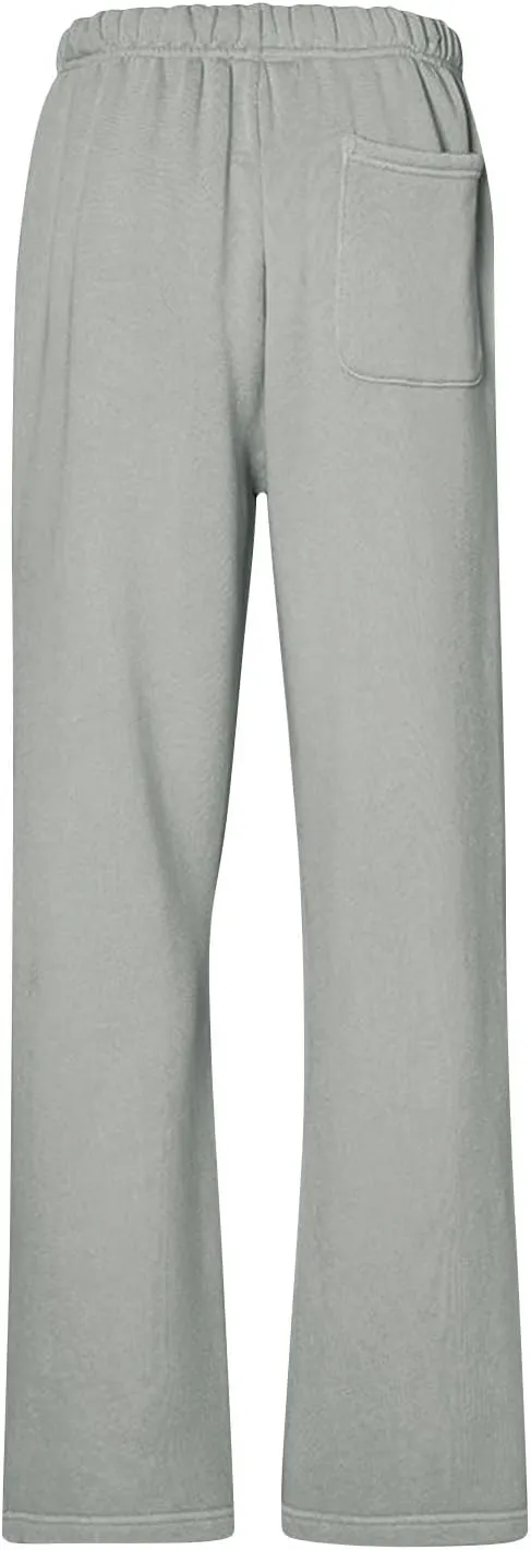 Low Rise Sweatpants for Women Baggy Drawstring Straight Leg Track Pants Fleece Lined Workout Pants with Pockets