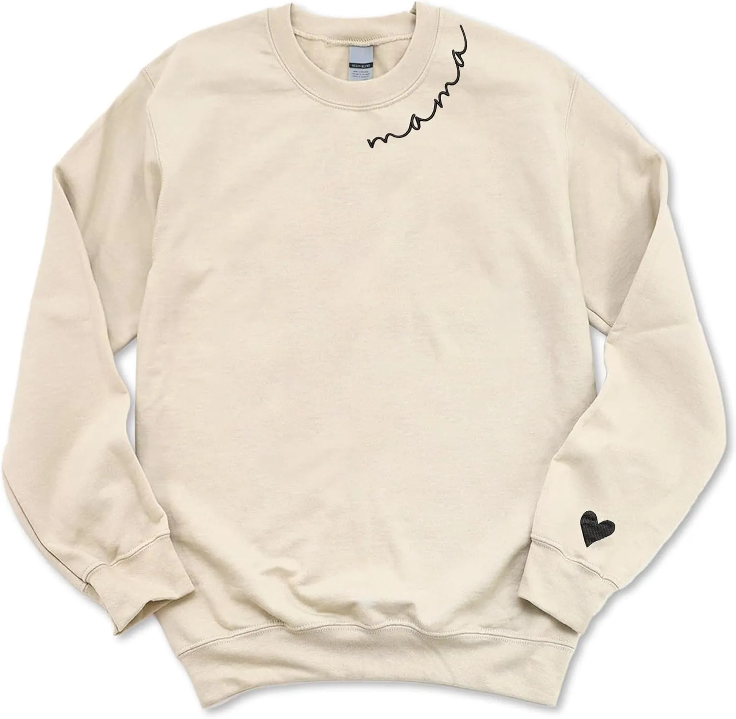 Mama Sweatshirts For Women Embroidered Mom Sweatshirt New Mom Gifts Mama Sweatshirt New Mom Gift Christmas 2023
