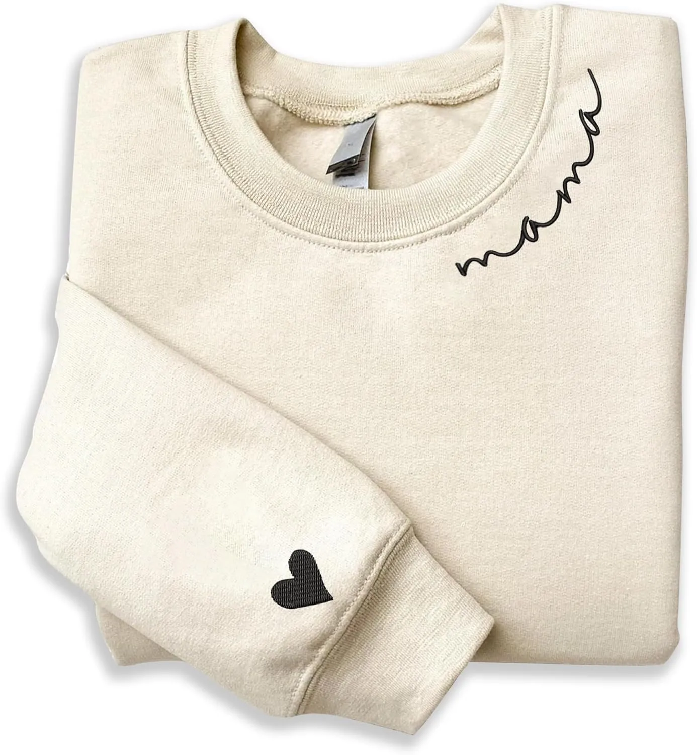 Mama Sweatshirts For Women Embroidered Mom Sweatshirt New Mom Gifts Mama Sweatshirt New Mom Gift Christmas 2023