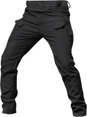 Men Camo Pants Tactical Water Resistant Pants Relaxed Fit Casual Lightweight Trousers Outdoor Hiking