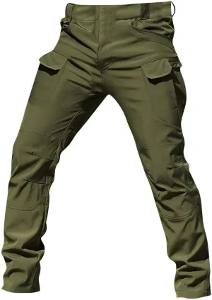 Men Camo Pants Tactical Water Resistant Pants Relaxed Fit Casual Lightweight Trousers Outdoor Hiking