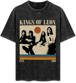 Men Women Vintage Oversized Drop Shoulder Short Sleeve Casual T-Shirts Top Tees
