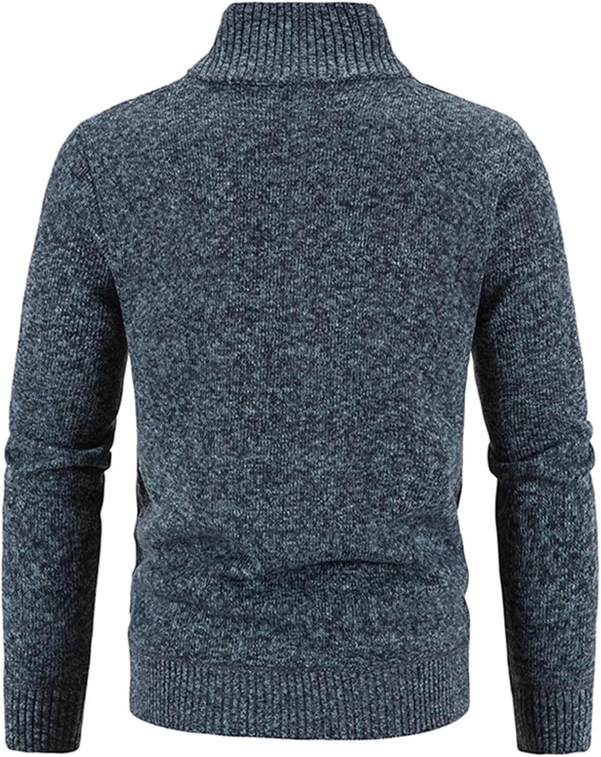 Men's Cardigan Sweaters Button Down Cable Knit Sweater Ribbed Sweater Stand Collar Sweaters Open Front Cardigan