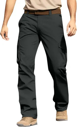 Mens Cargo Pants Thickened Pants Cotton Pocket Multi Color Large Sanitary Pants Multi Pockets Relaxed Fit