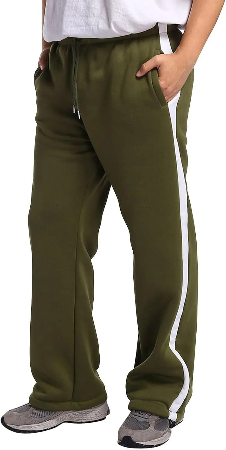 Men's Cargo Sweatpants Joggers Casual Pants with Pockets for Hiking Athletic Workout Trousers Y2k Baggy Track Pants