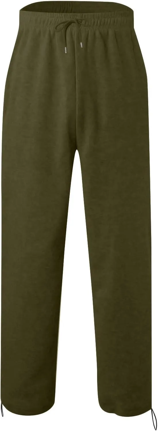 Men's Cargo Sweatpants Joggers Casual Pants with Pockets for Hiking Athletic Workout Trousers Y2k Baggy Track Pants