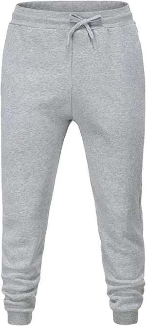 Mens Casual Joggers Pants Hiking Drawstring Athletic Running Workout Active Straight Leg Track Cargo Sweatpants