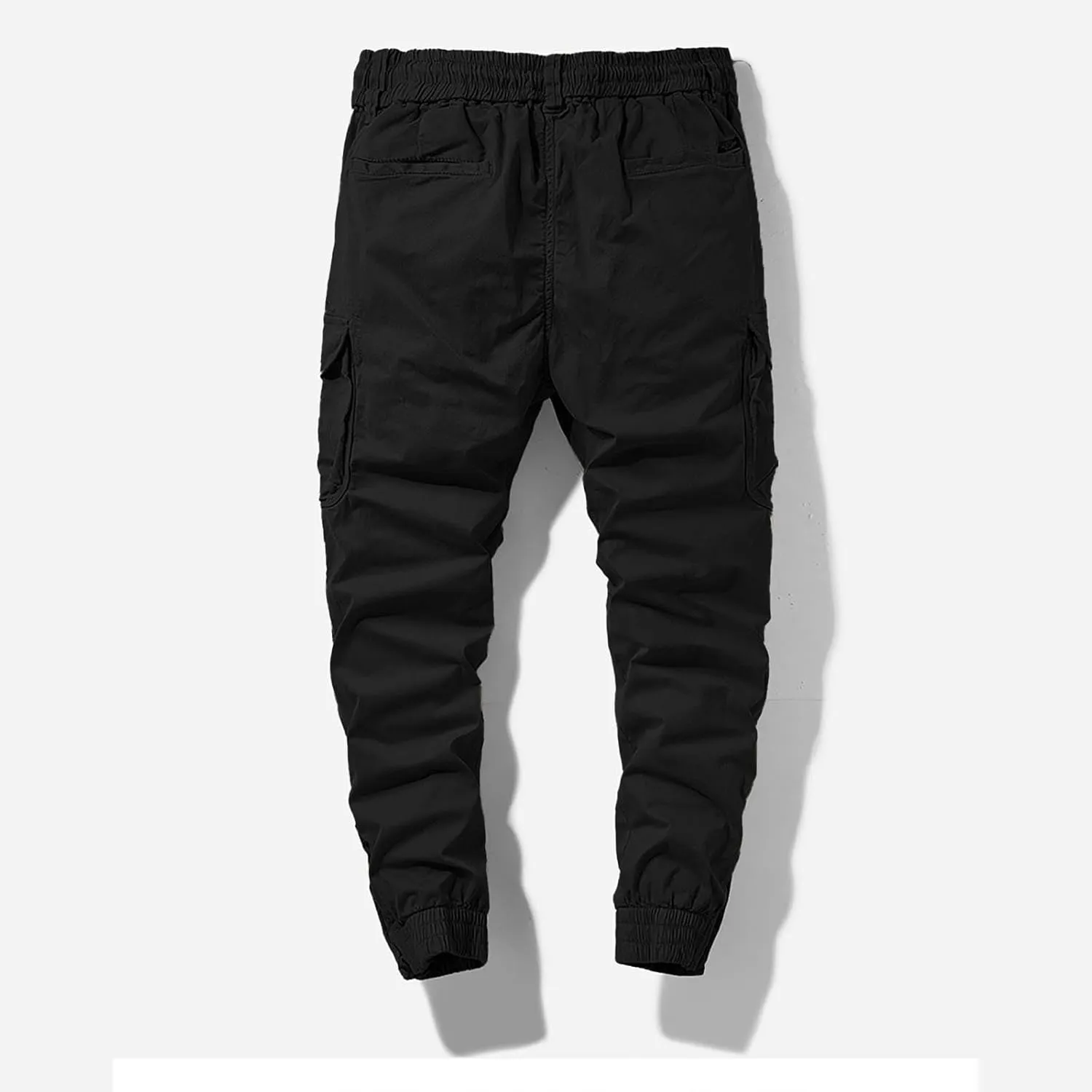 Men's Chino Pants Cargo Workout Lounge Jogger Work Tapered Streetwear Trousers Flap Pockets Baggy Pants