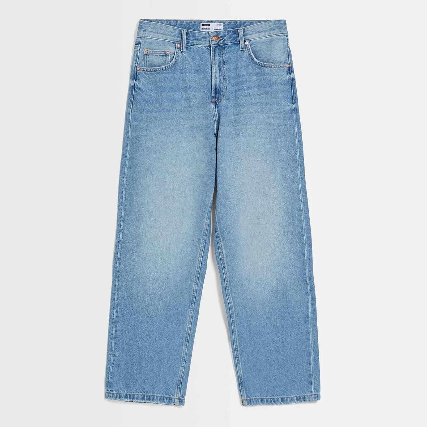 Men's Classic Regular Fit Jeans Vintage Straight Wide Leg Denim Pants with Pockets Baggy Jeans Trousers Streetwear