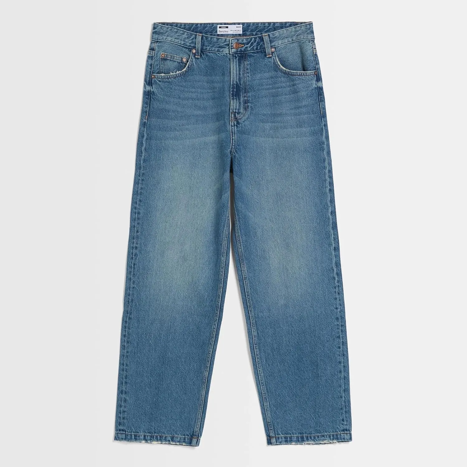 Men's Classic Regular Fit Jeans Vintage Straight Wide Leg Denim Pants with Pockets Baggy Jeans Trousers Streetwear